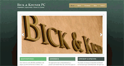 Desktop Screenshot of bick-kistner.com